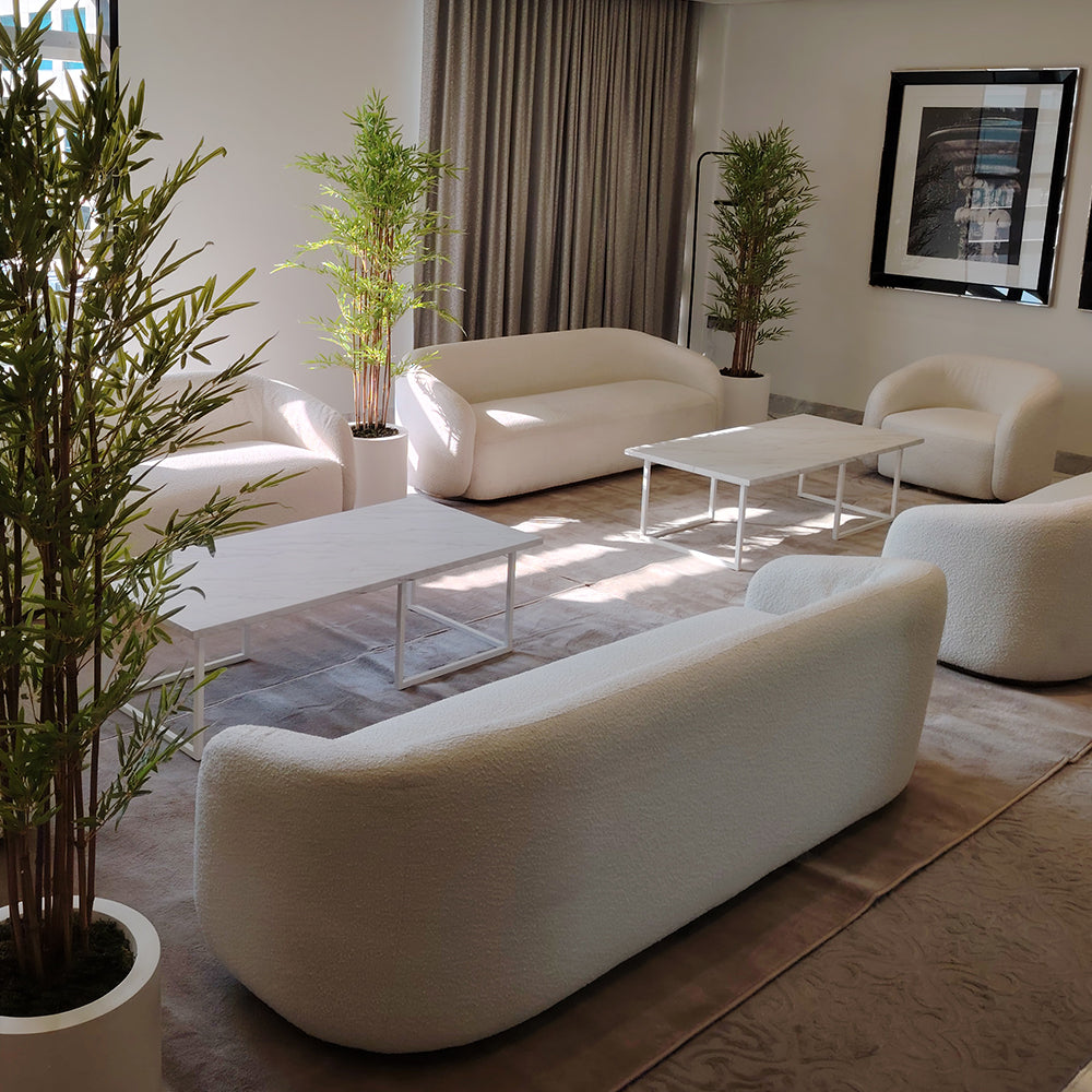 Boucle Three Seater Sofa