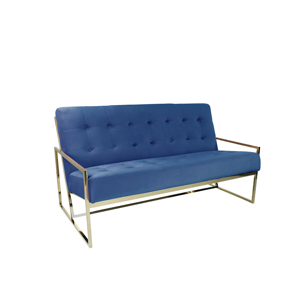 Elle Two Seater Sofa Blue