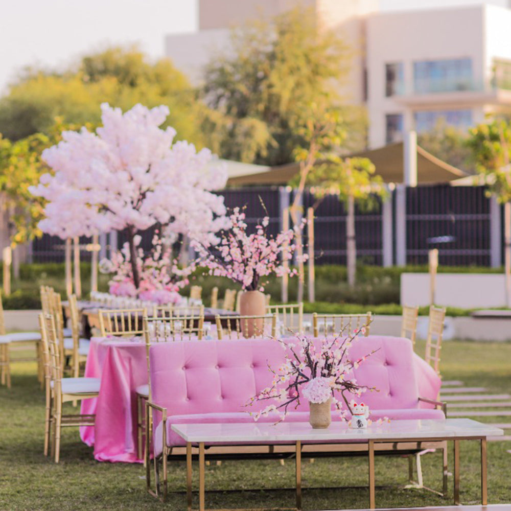 Elle Two Seater Sofa Pink