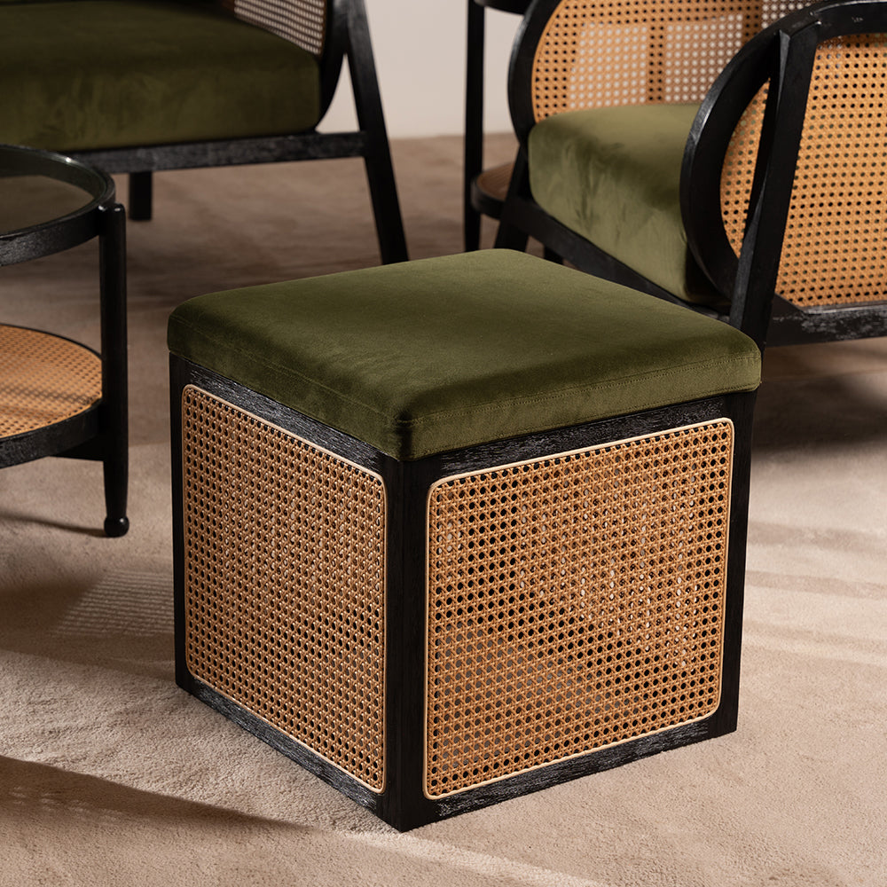 Hamilton Ottoman Green