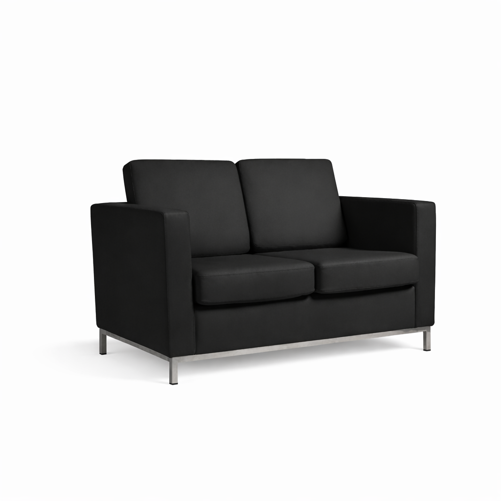 Knoll Two Seater Sofa Black