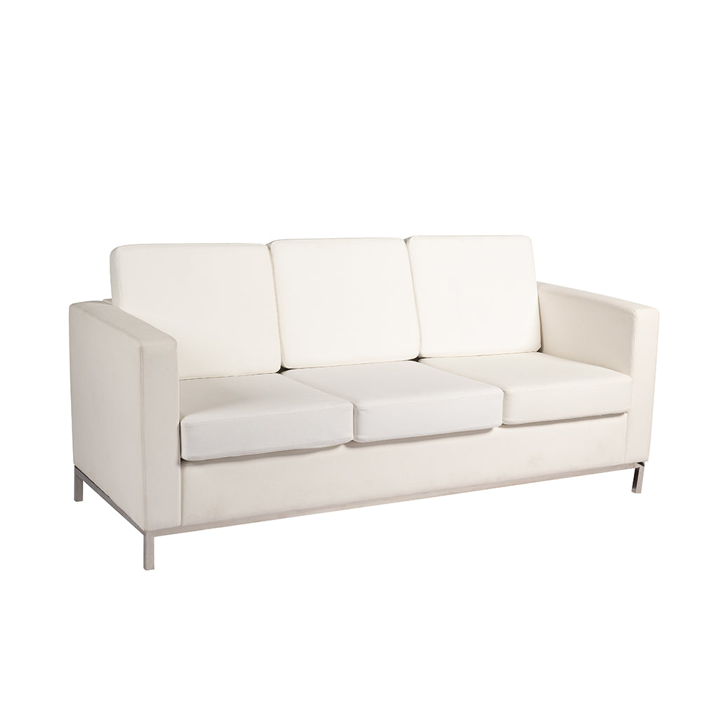 Knoll Three Seater Sofa White