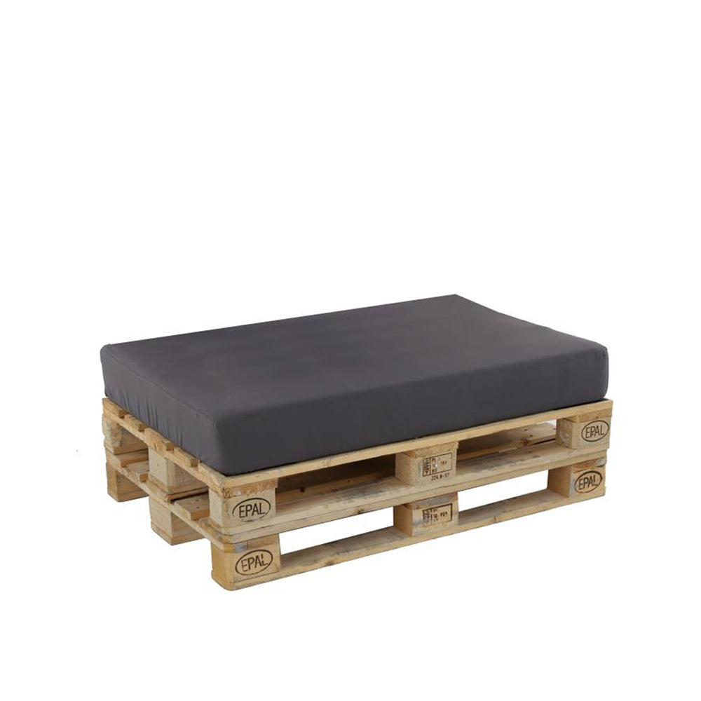 pallete black ottoman