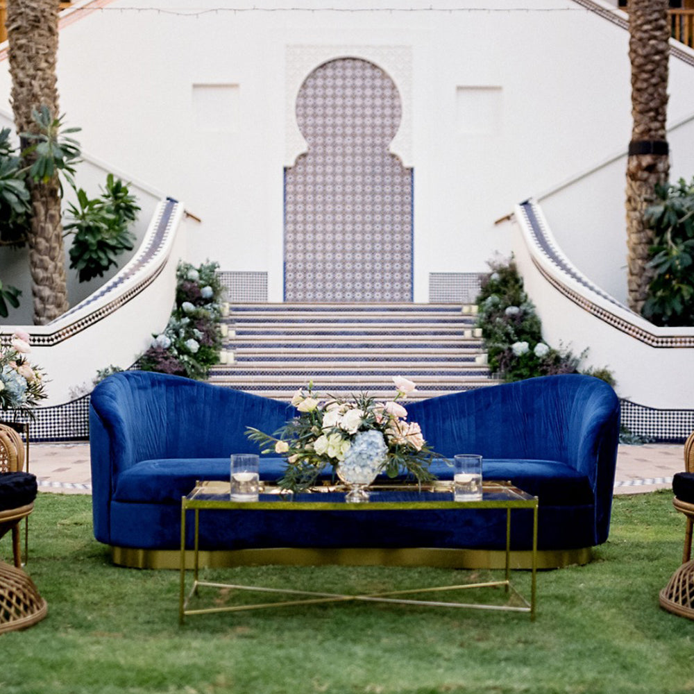 Sophie Three Seater Sofa blue