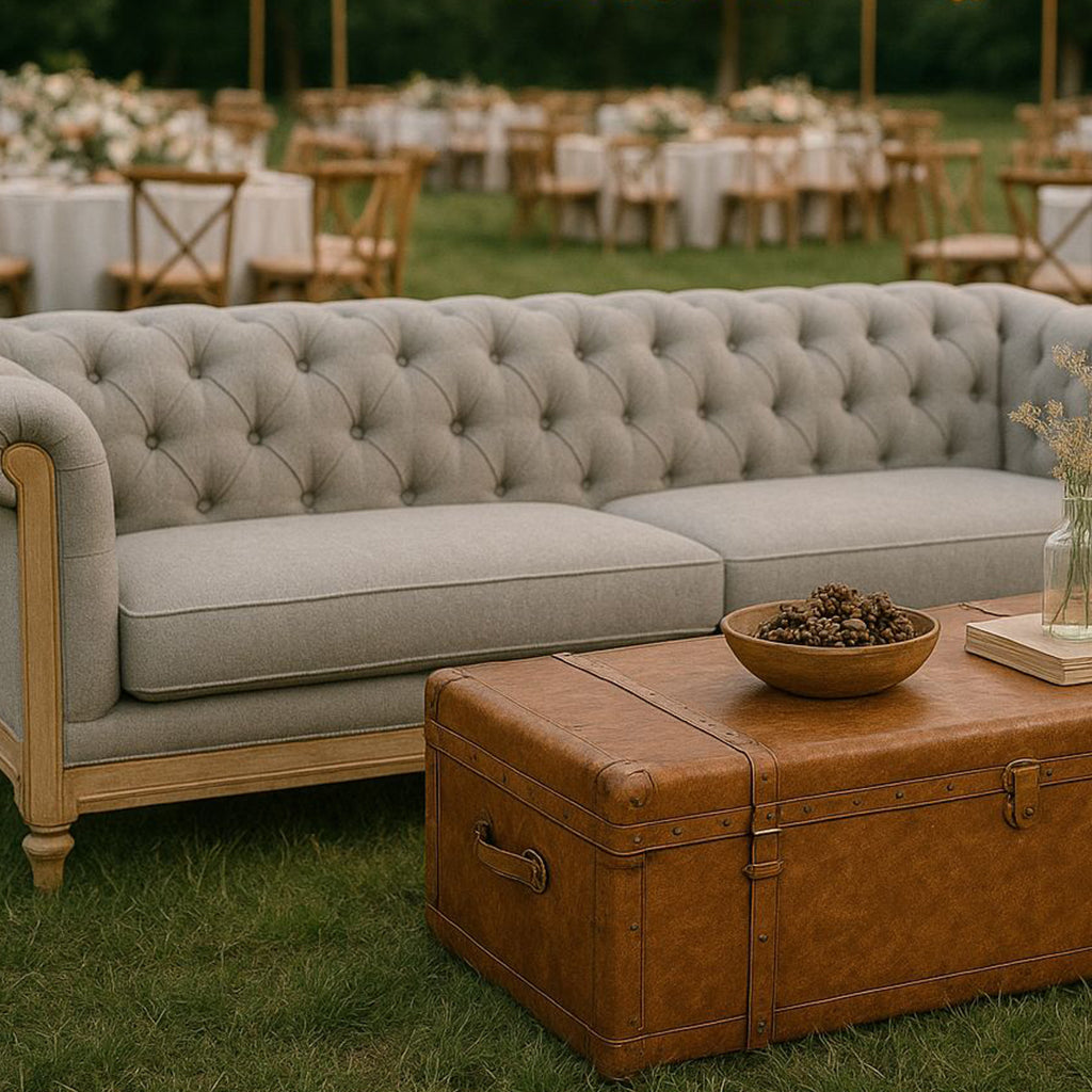 Leather Trunk Coffee Table