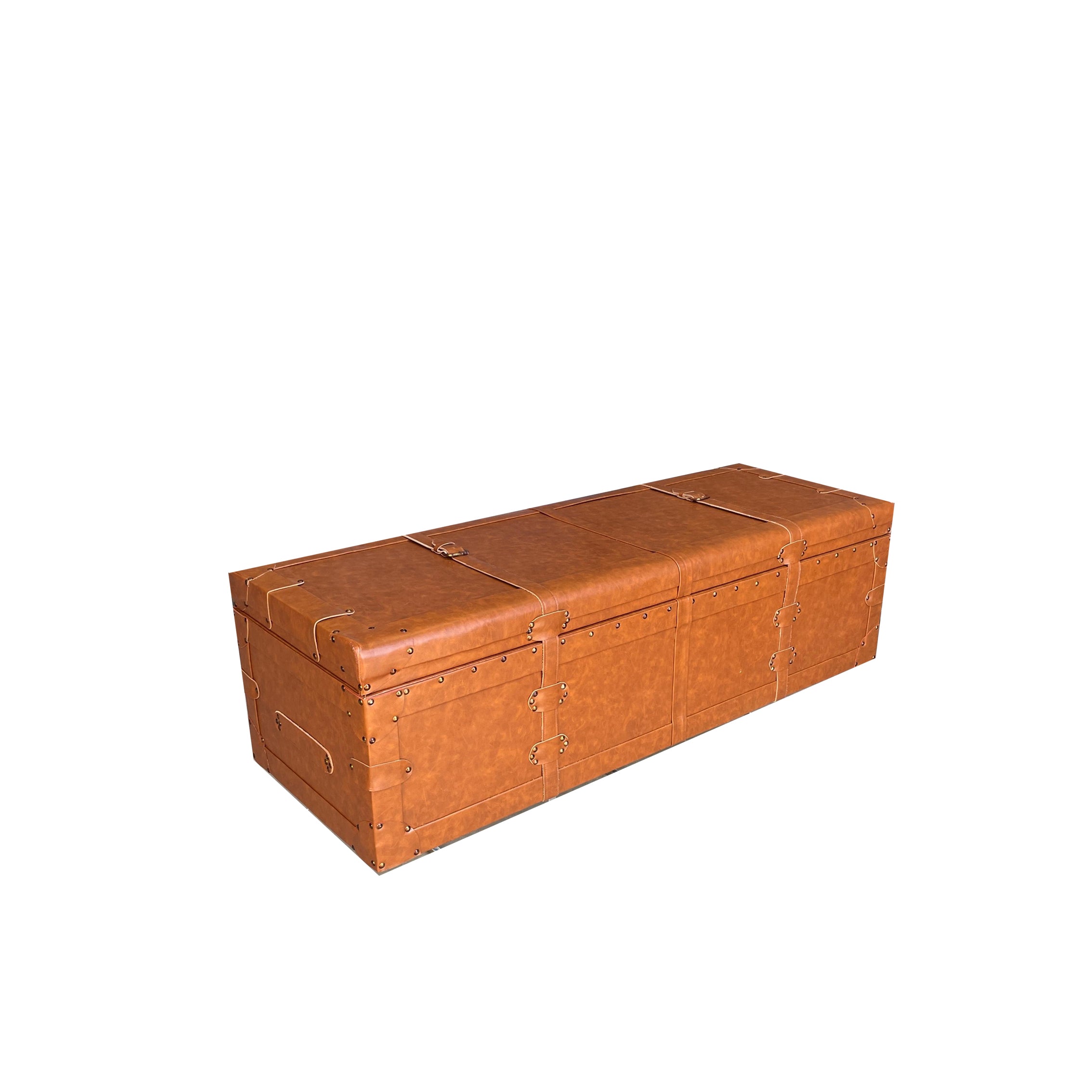 Leather Trunk Coffee Table