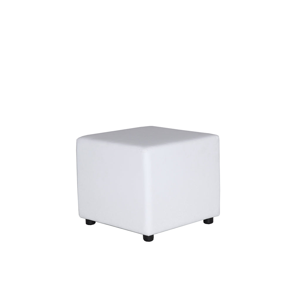 Cube Ottoman white