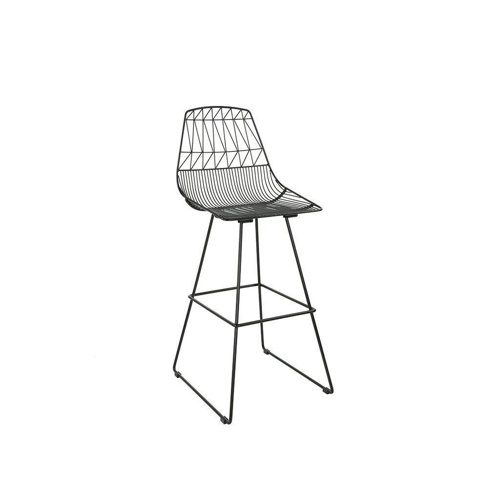 Arrow Bar Stool Black