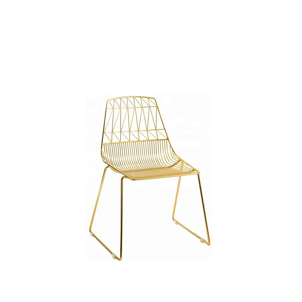 Arrow Dining Chair Gold