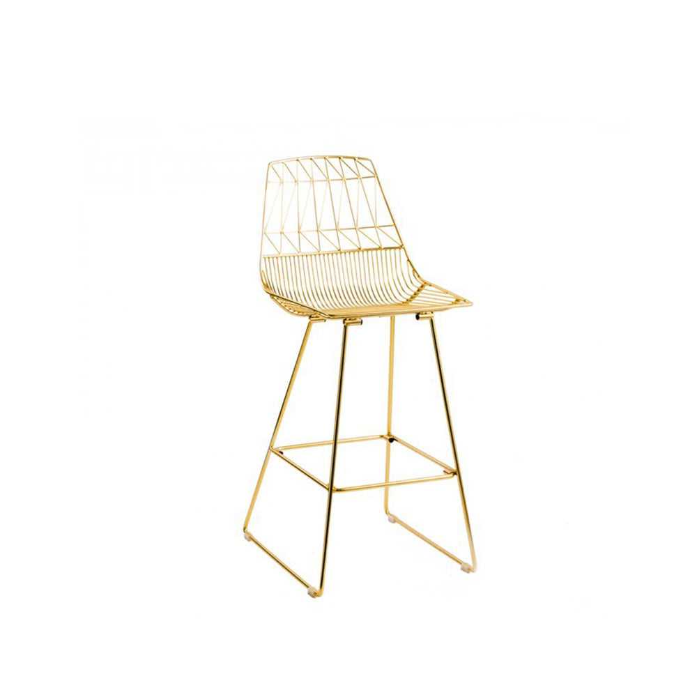 Arrow Bar Stool Gold