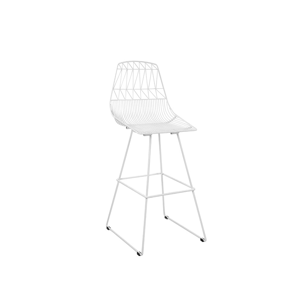 Arrow Bar Stool White