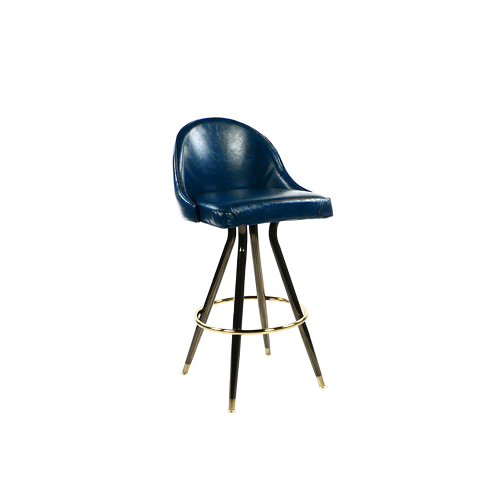 Belle Bar Stool Navy Blue