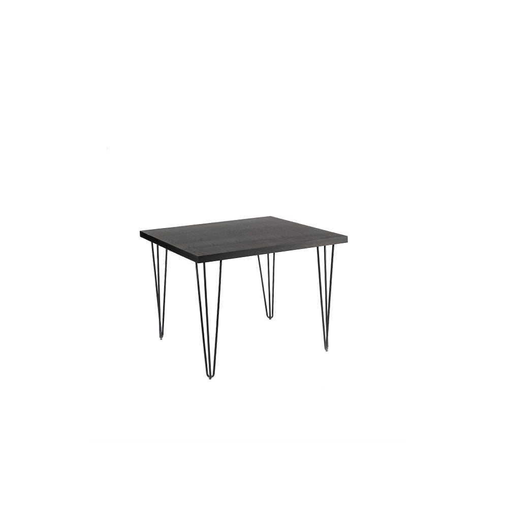 Blackwash Hairpin Cafe Table