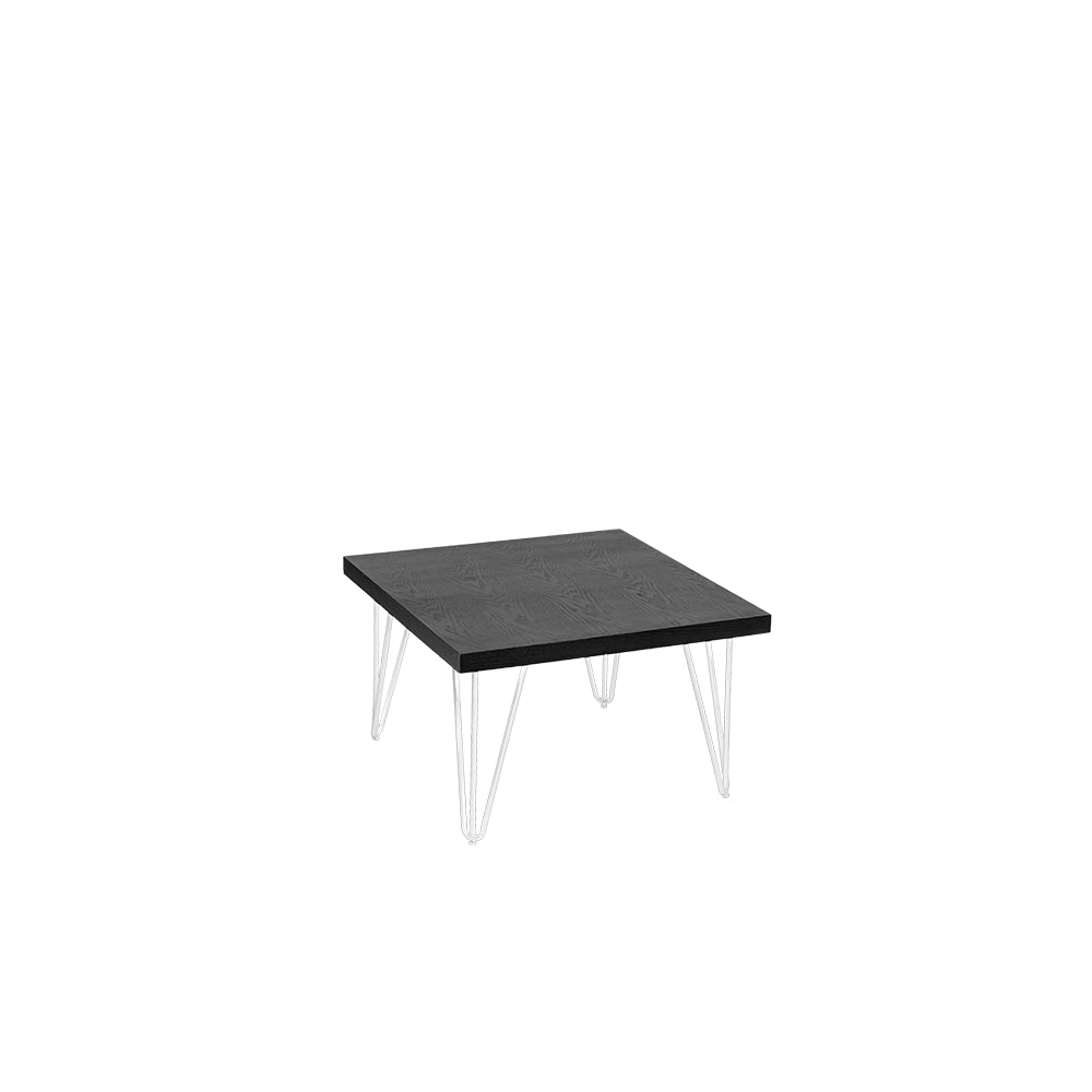 Blackwash Hairpin Coffee Table White