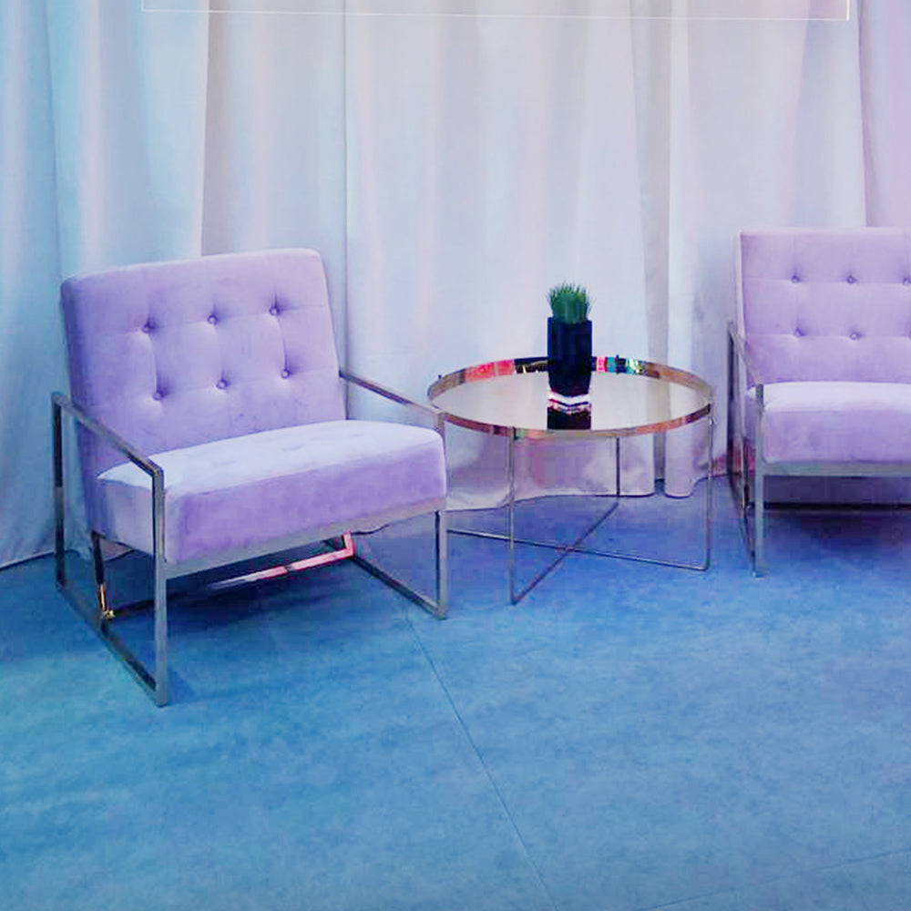 Elle Single Seater Sofa Pink