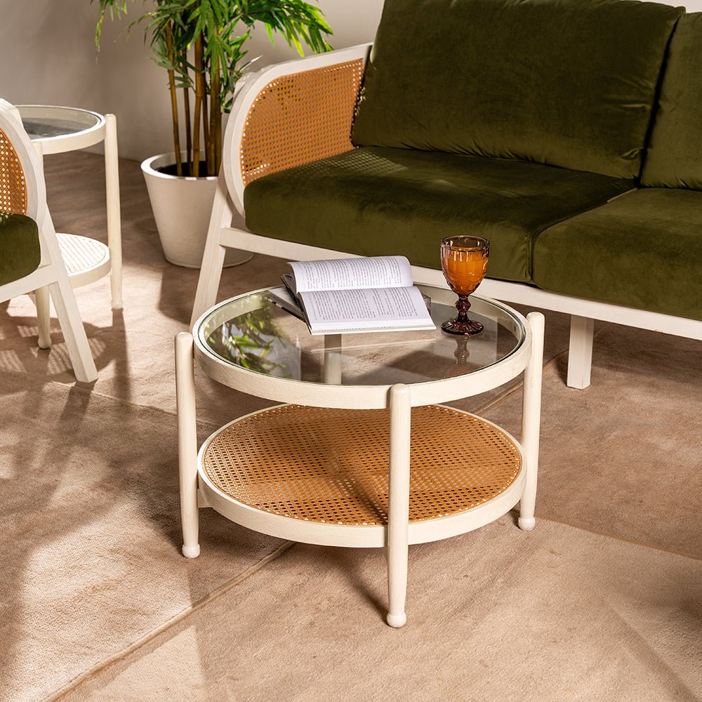 hamilton round white coffee