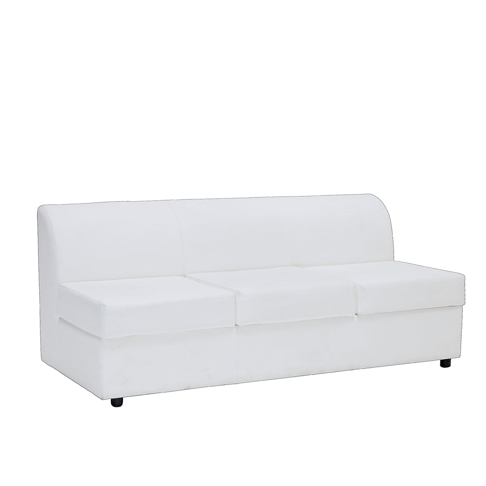 Marina Three Seater White