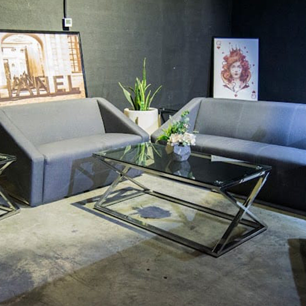 Newport Rectangle Coffee Table Glass