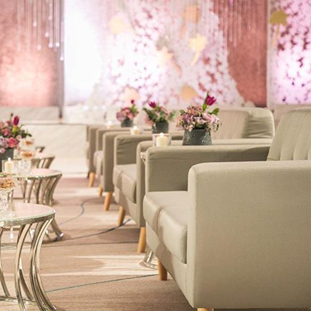 Scandinavian Single Seater Sofa Grey