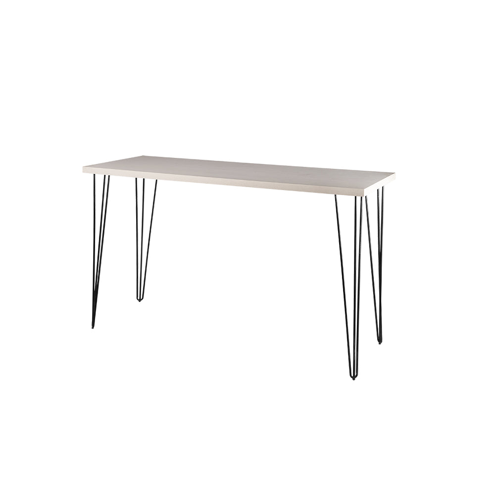 Whitewash Rectangle Hairpin Cocktail Table