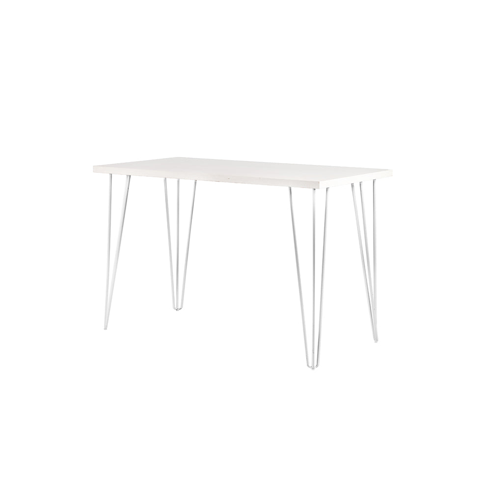 Whitewash Rectangle Hairpin Cocktail Table