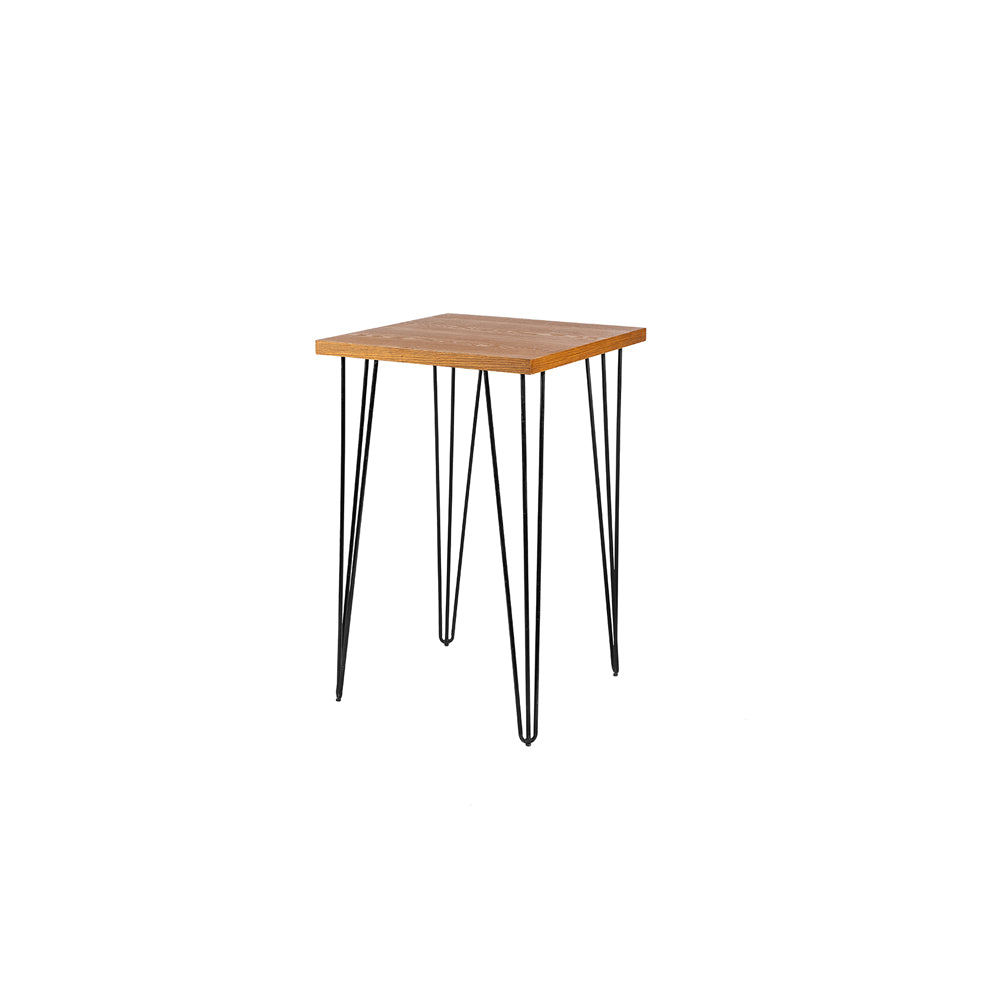 Woodwash Square Hairpin Cocktail Table