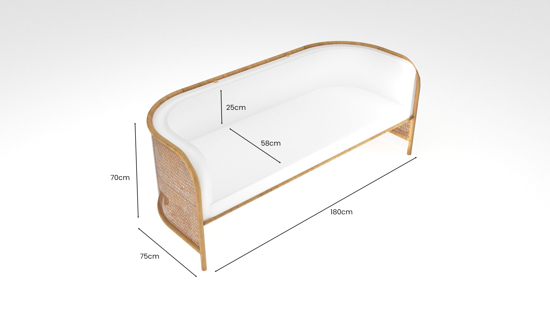 Como Three Seater Sofa