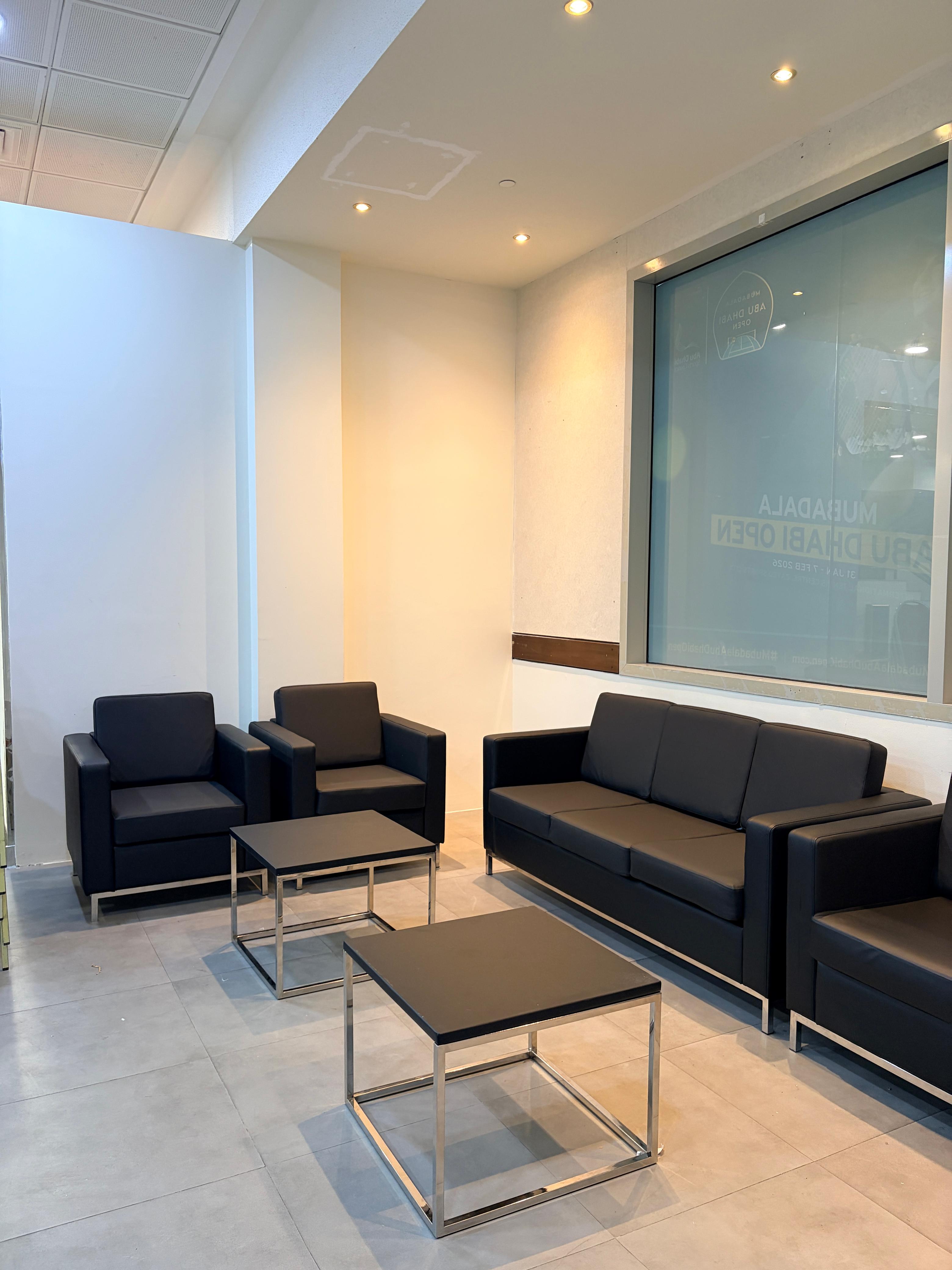 Knoll Three Seater Sofa Black