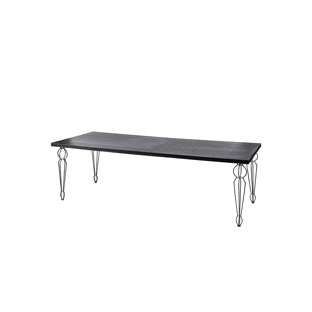Blackwash Parisian  Dining Table
