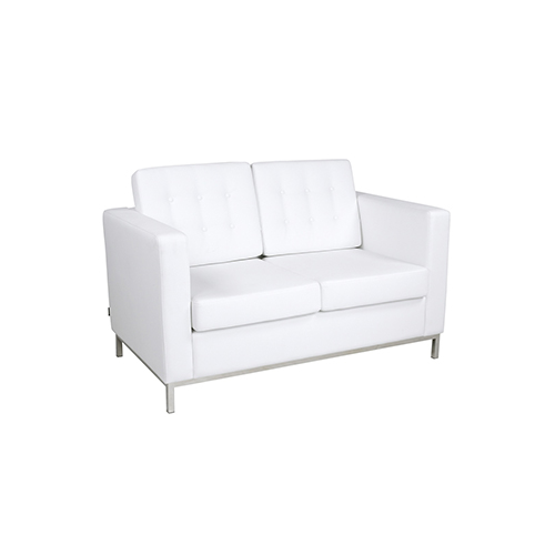 Knoll Two seater Sofa  - White