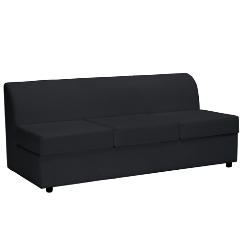 Marina Three Seater Sofa - Black