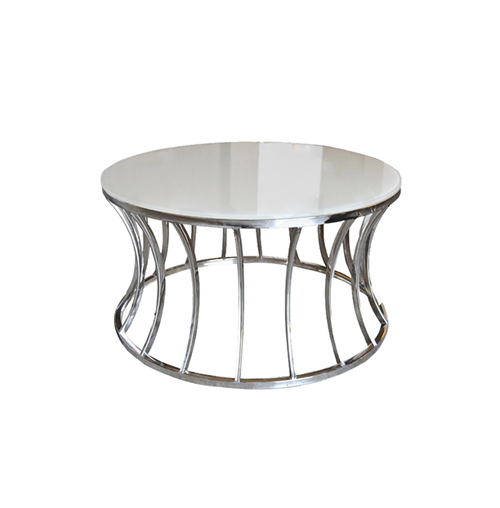 Crescent Coffee Table - Silver