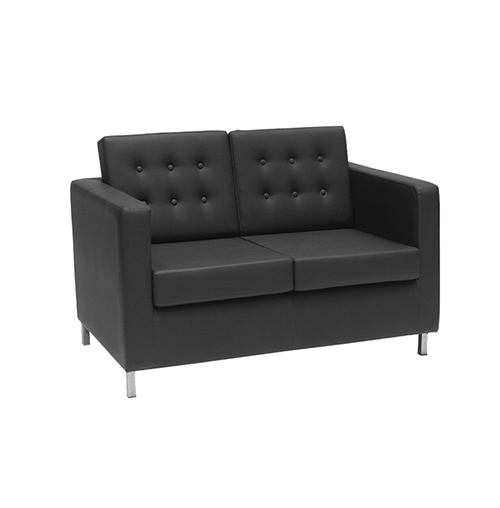 Knoll Two Seater Sofa - Black
