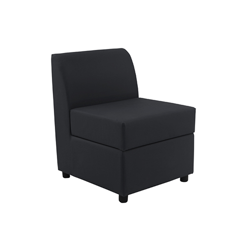 Marina Single Seater Sofa - Black