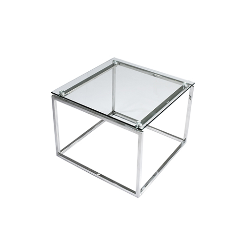 Maxim Square Coffee Table - Glass Top