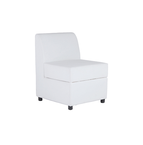 Marina Single Seater Sofa - White