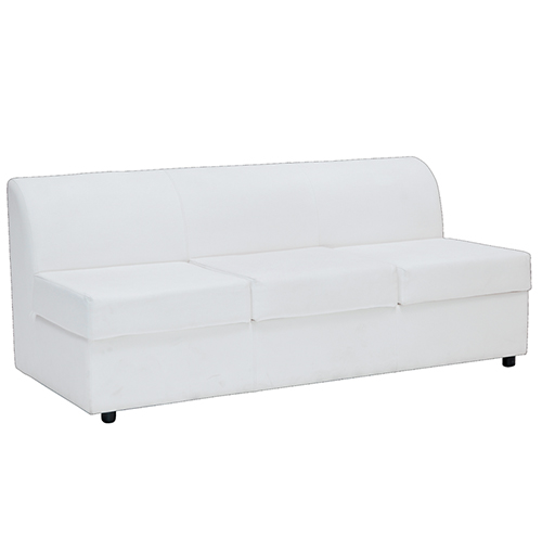 Marina Three Seater Sofa - White