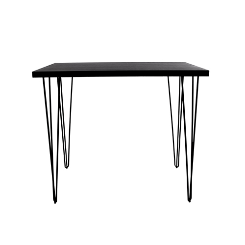 Blackwash Cocktail Table with Black Hairpin Leg 183(L)