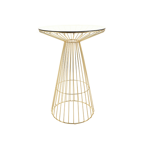 Gold Wire Cocktail Table