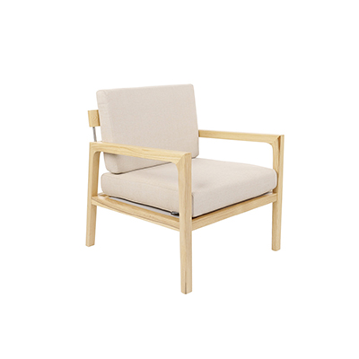 Scandinavian Lounge Chair - Beige