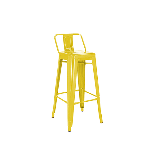 Tolix Bar Stool (Yellow)